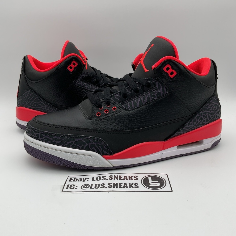 Size 11 - Air Jordan‎ 3 Retro Crimson (136064-005)